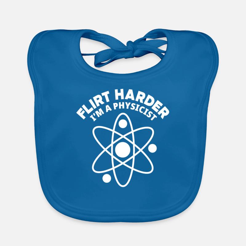 I am a physicist physics Organic Baby Bibs