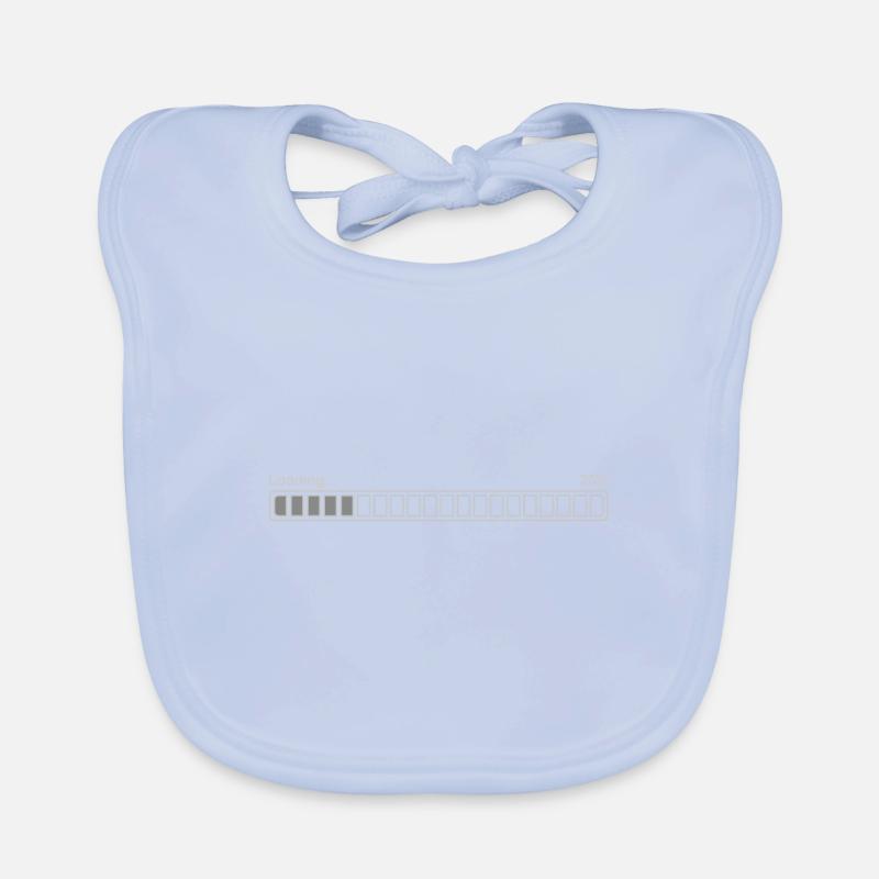 Loading bar 25%, bright Organic Baby Bibs