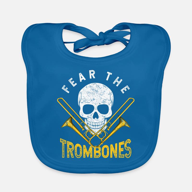Trombone orchestra Organic Baby Bibs