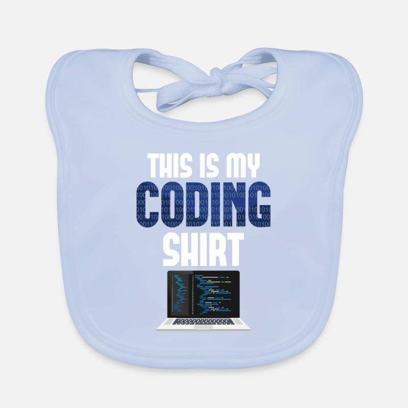 Codeur d’ordinateur Codeur Nerd Codage Bavoir bio Bébé