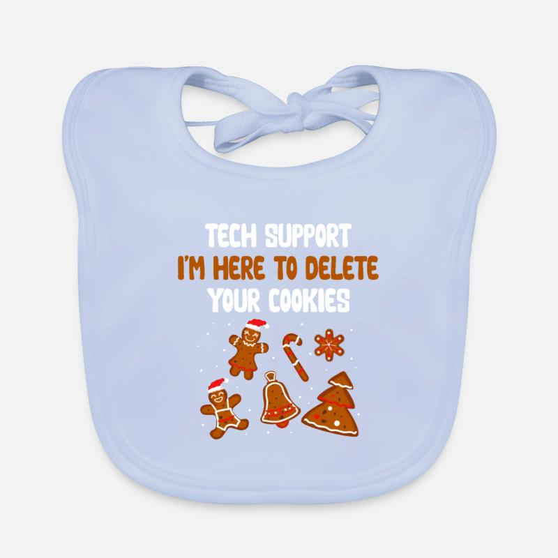 Technischer Support Weihnachten Plätzchen IT Baby Bio-Lätzchen