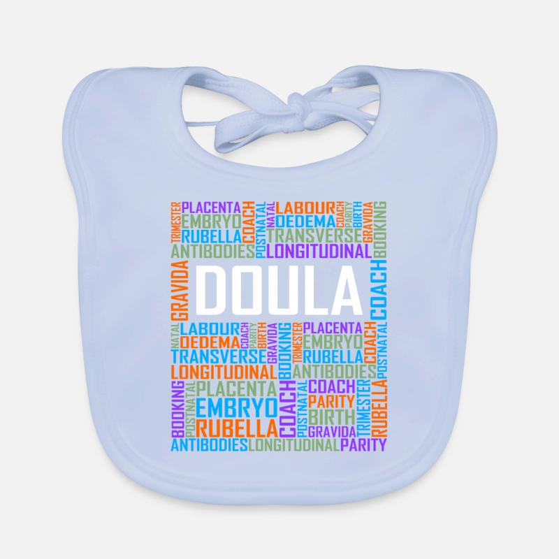 Mots de Doula Bavoir bio Bébé