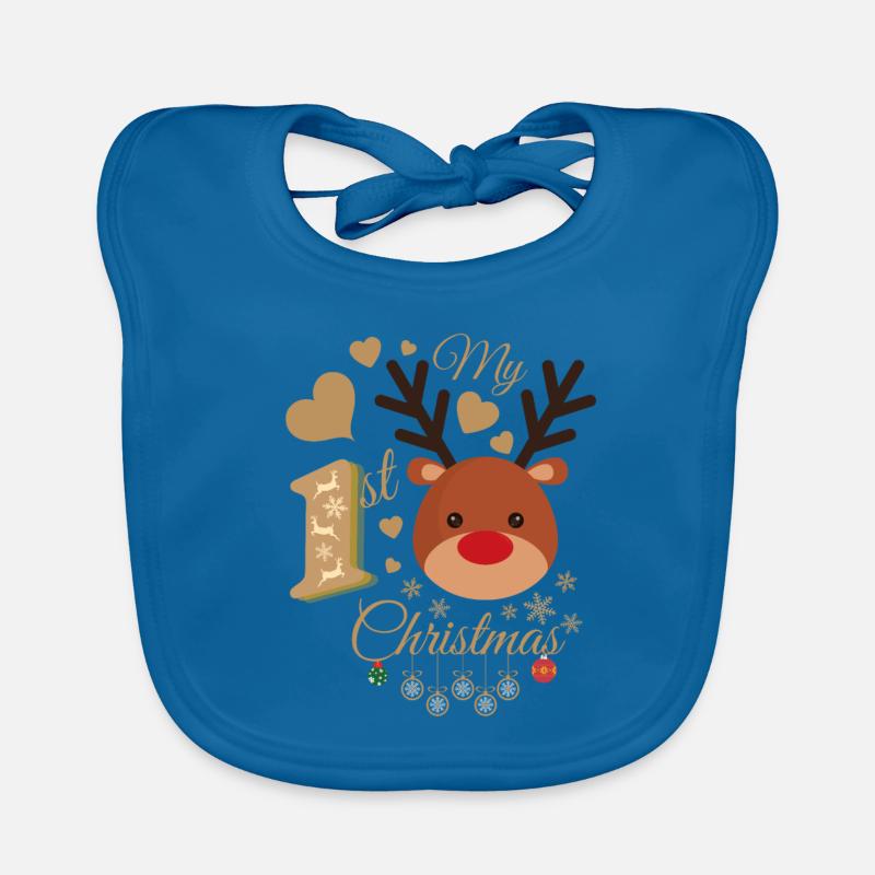 Le premier Noël de bébé Bavoir bio Bébé