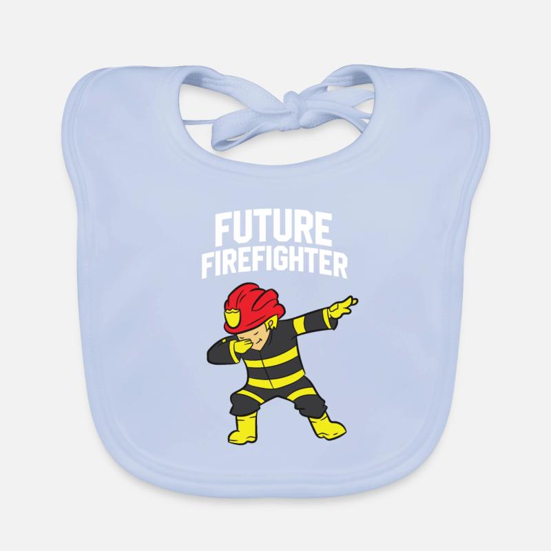 Futur pompier dabbing pompier Bavoir bio Bébé
