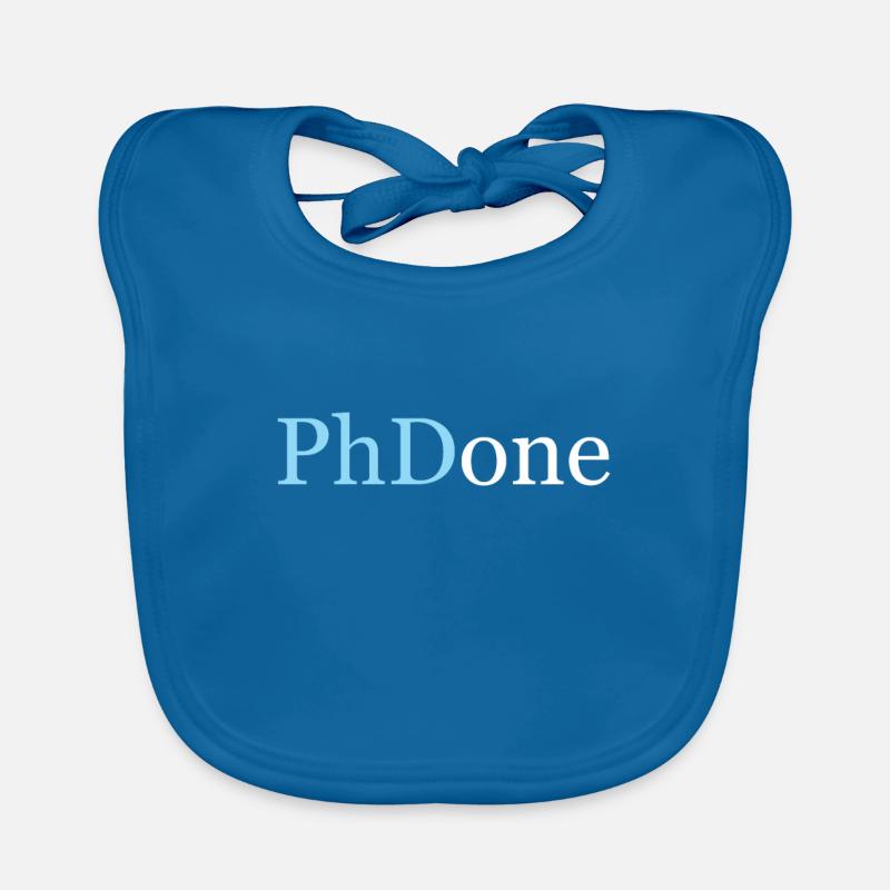 PhDone PhD Graduate ph.d Doktor Promotion Dr Organic Baby Bibs