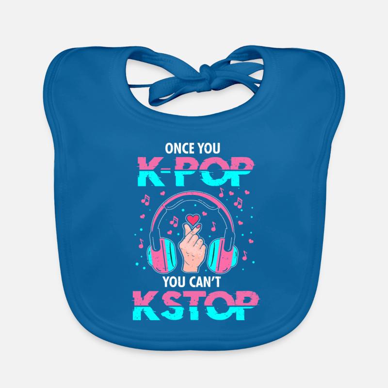 KPop Design pour un fan de KPop Bavoir bio Bébé