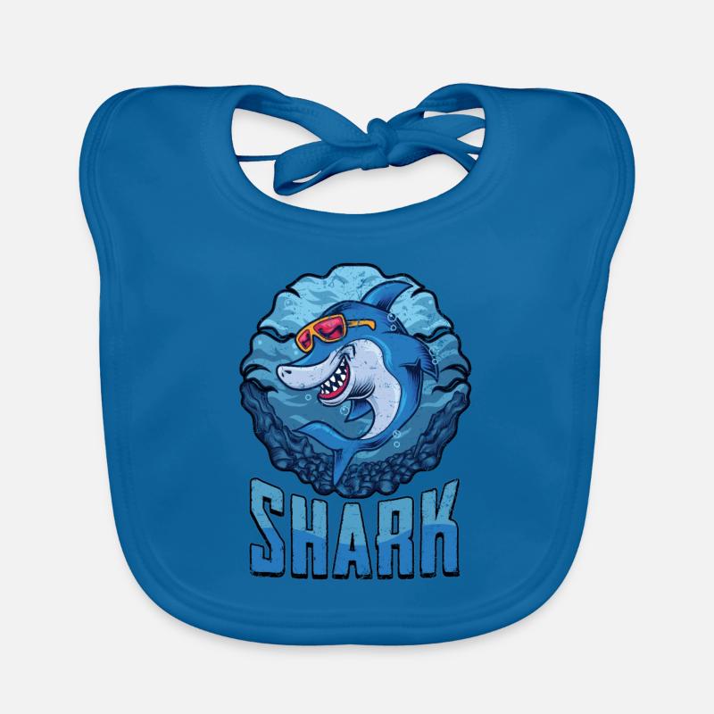 Aileron de requin requin requin de mer aileron de mer Bavoir bio Bébé