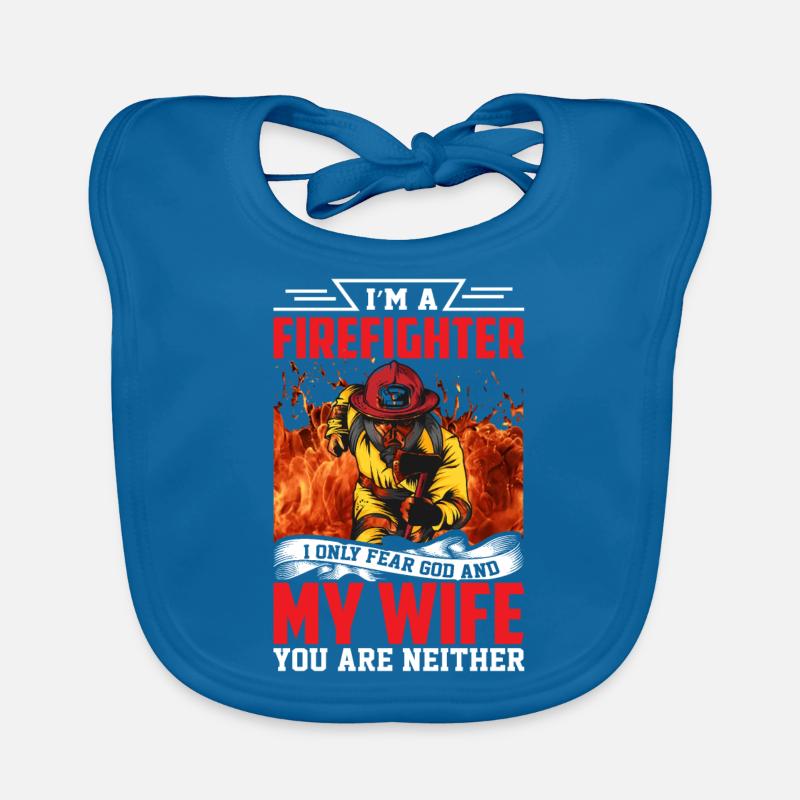 fire Department Organic Baby Bibs