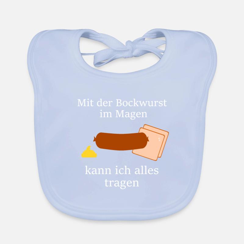 Bockwurst Arbeiter Baby Bio-Lätzchen