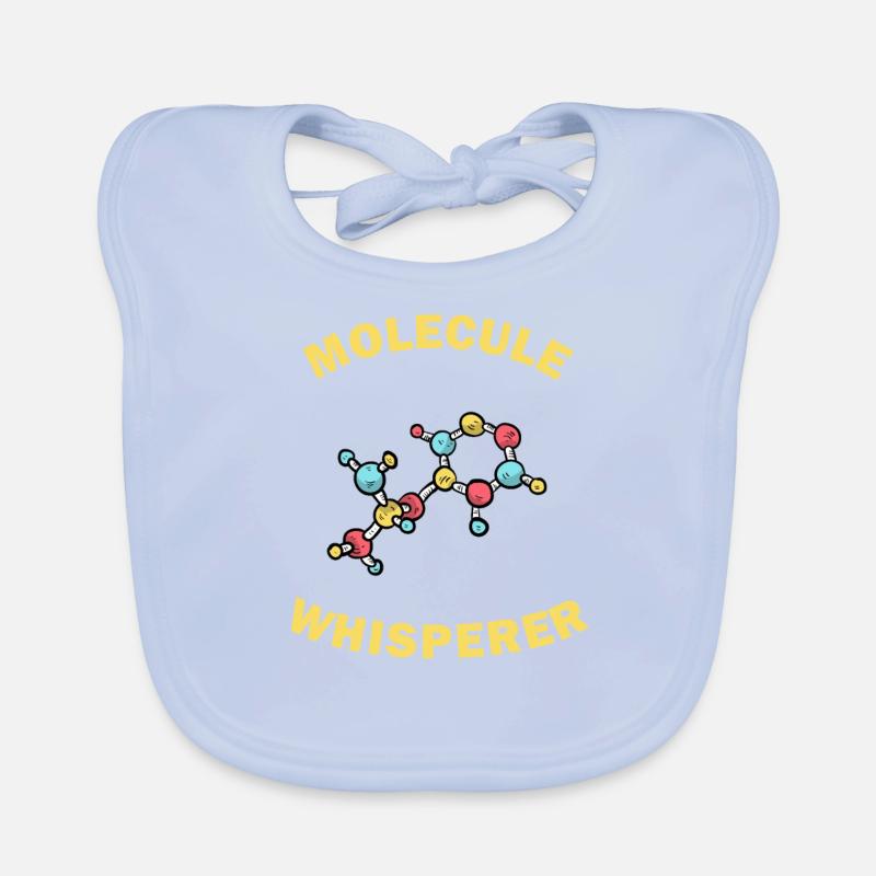 Molecule Whisperer Funny Gift Organic Baby Bibs
