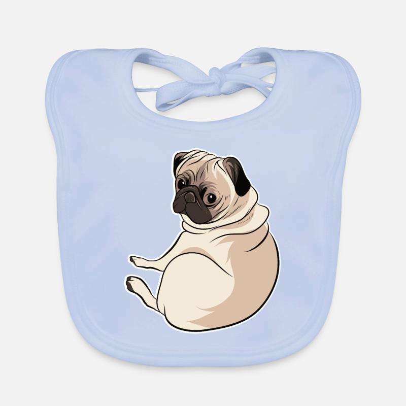 Mops Baby Bio-Lätzchen