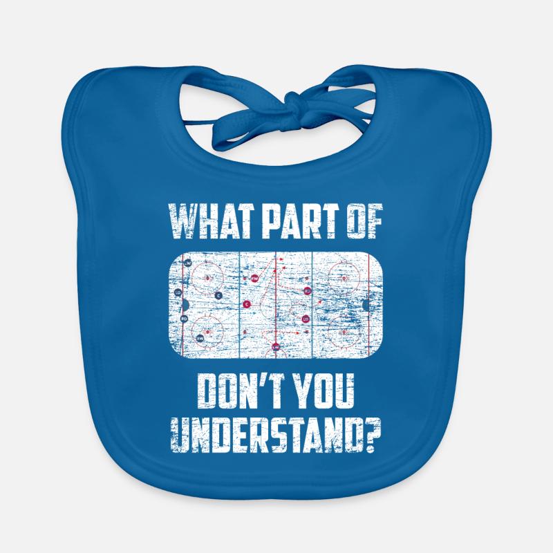 Eishockey Trainer Geschenk Baby Bio-Lätzchen