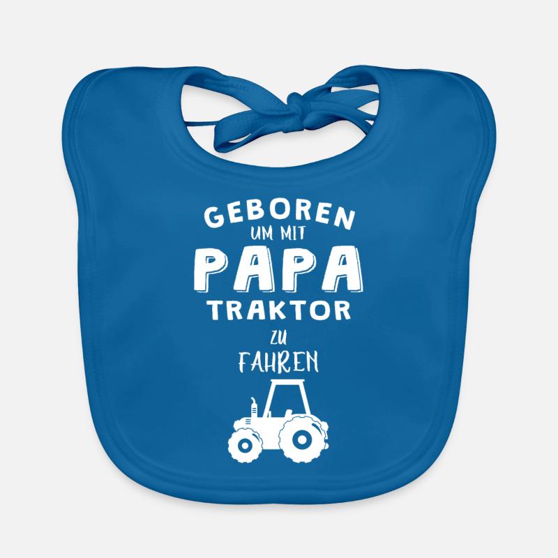 Baby Geburt Traktor Geschenkidee Baby Bio-Lätzchen