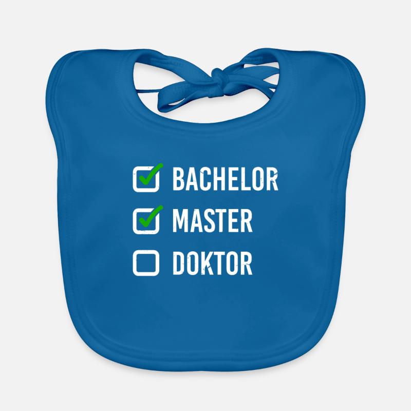 Nerd University Masters Apparel Gift Uni Bavoir bio Bébé