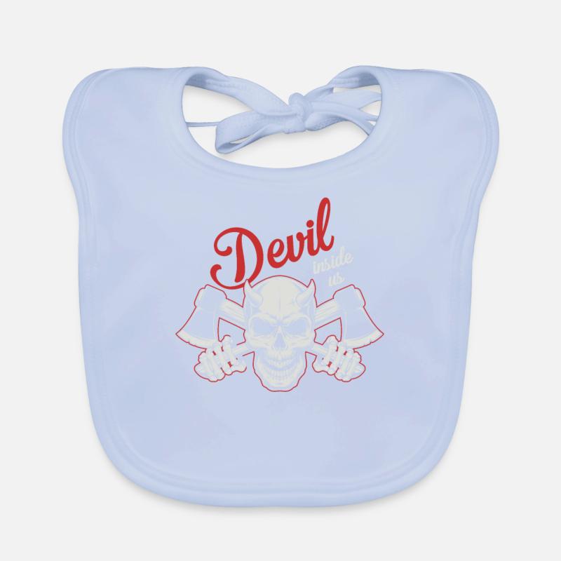 devil Organic Baby Bibs