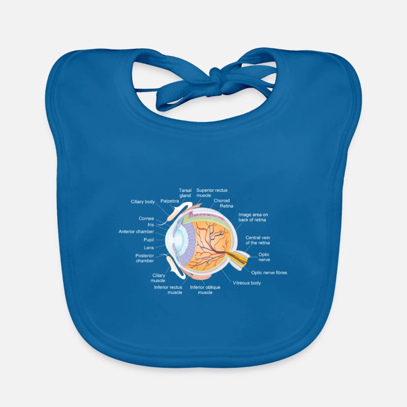 Oeil humain Bavoir bio Bébé