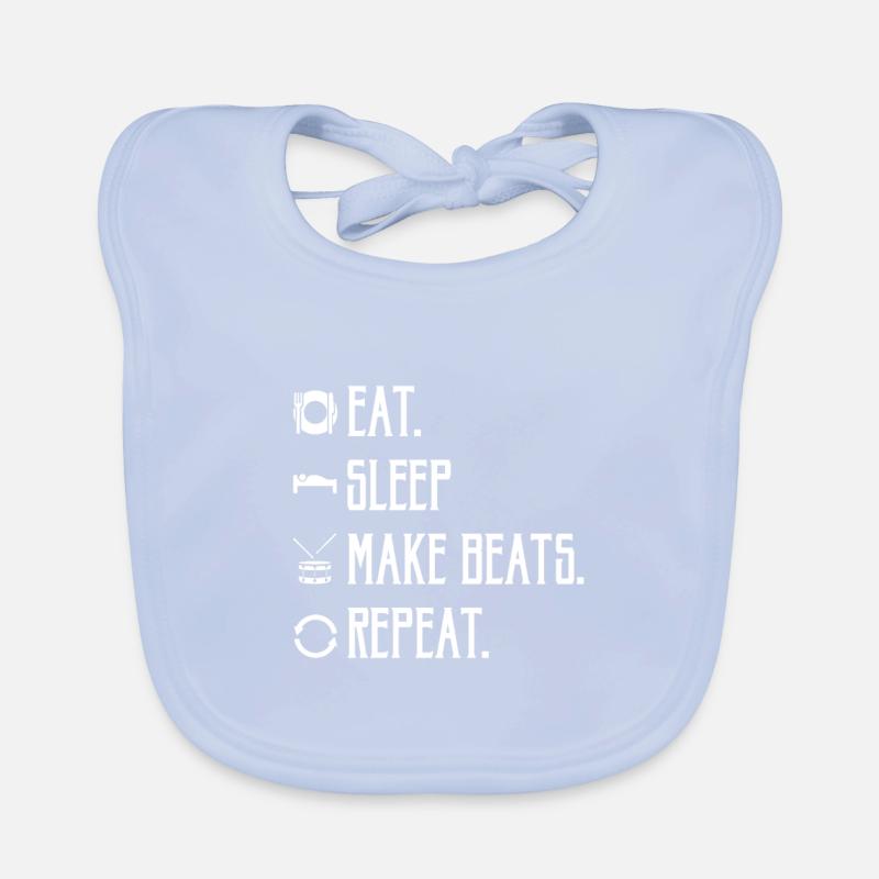 Seau. Sleep. Make Beats. Repeat. 2 Bavoir bio Bébé