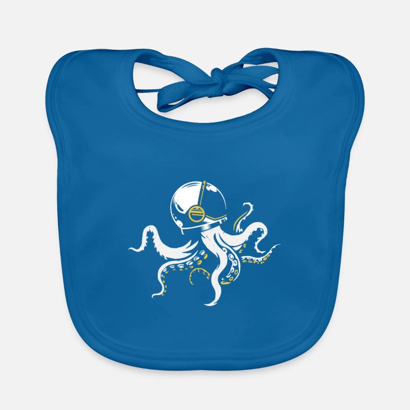 Astronaut moon outer space outer space planet galaxy Organic Baby Bibs