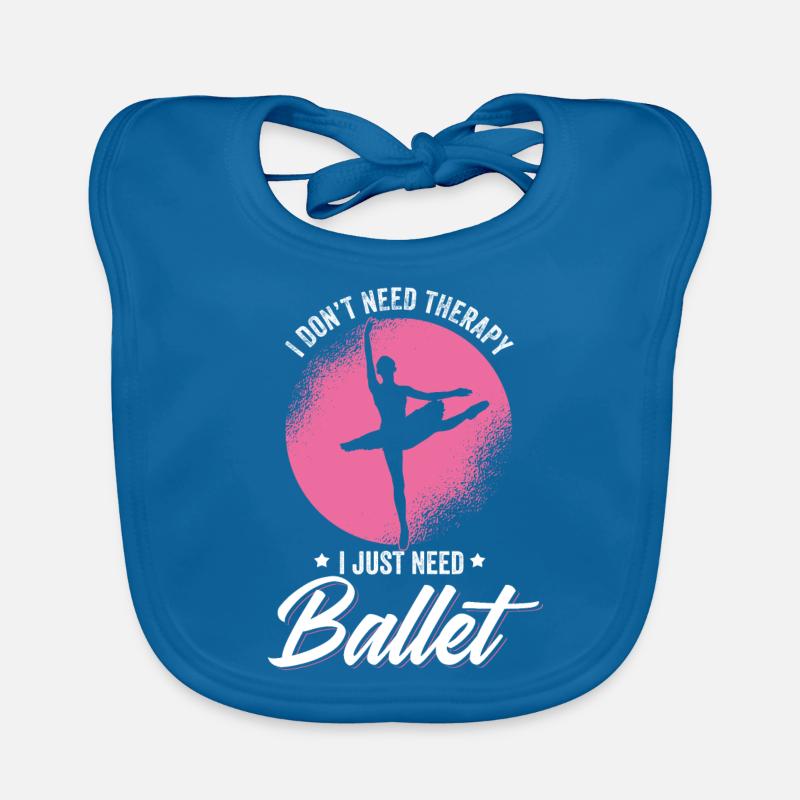 Ballet Ballet Ballet Ballet Danseuse de ballet Tütü chaussons Bavoir bio Bébé
