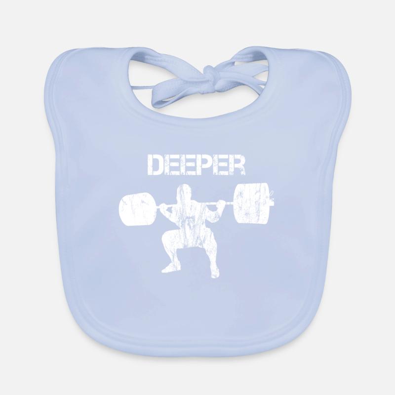 Squat deeper Organic Baby Bibs