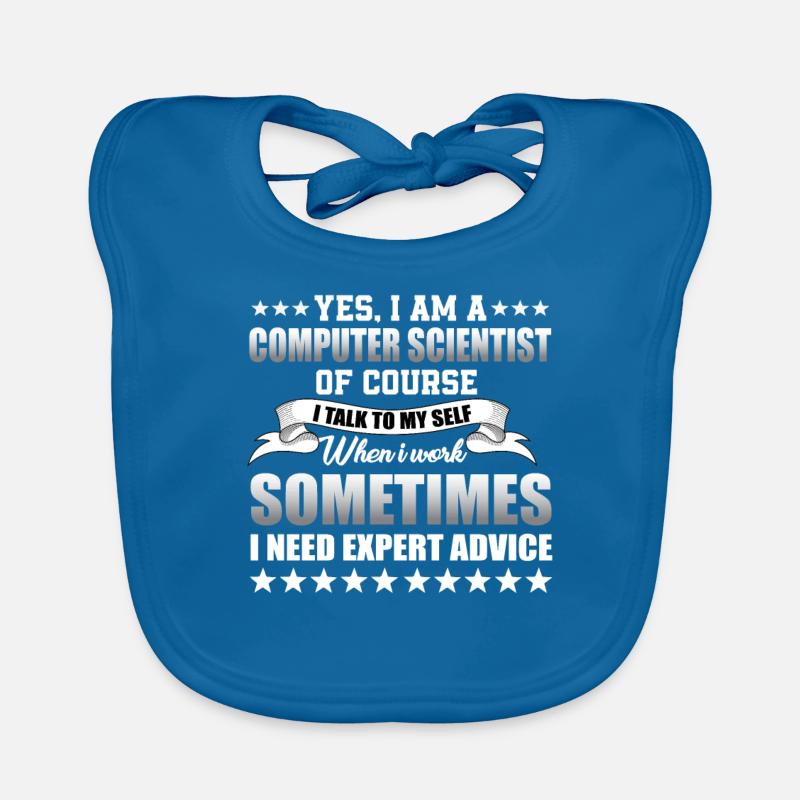 computer scientist Organic Baby Bibs