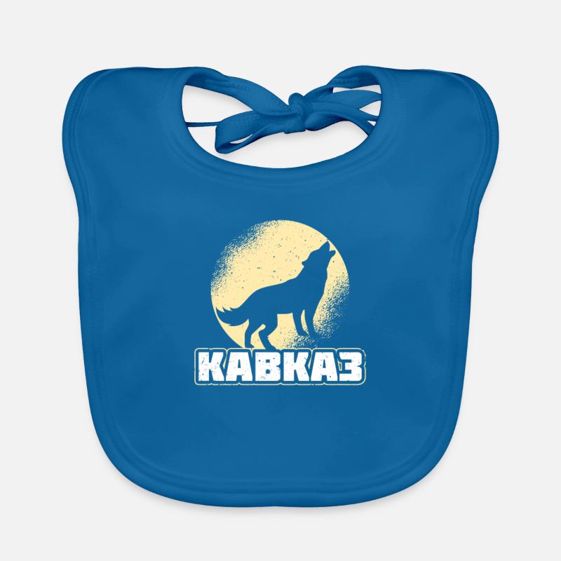 Kavkaz Caucase Russie idée de cadeau russe Bavoir bio Bébé