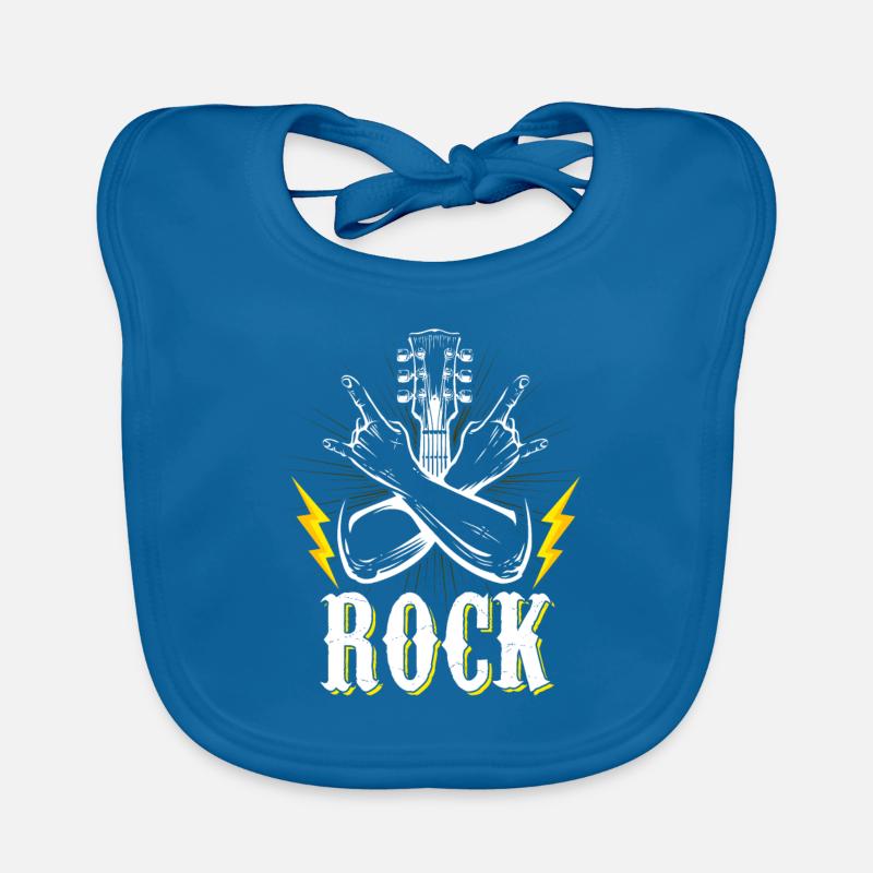 Rock'n'Roll Organic Baby Bibs