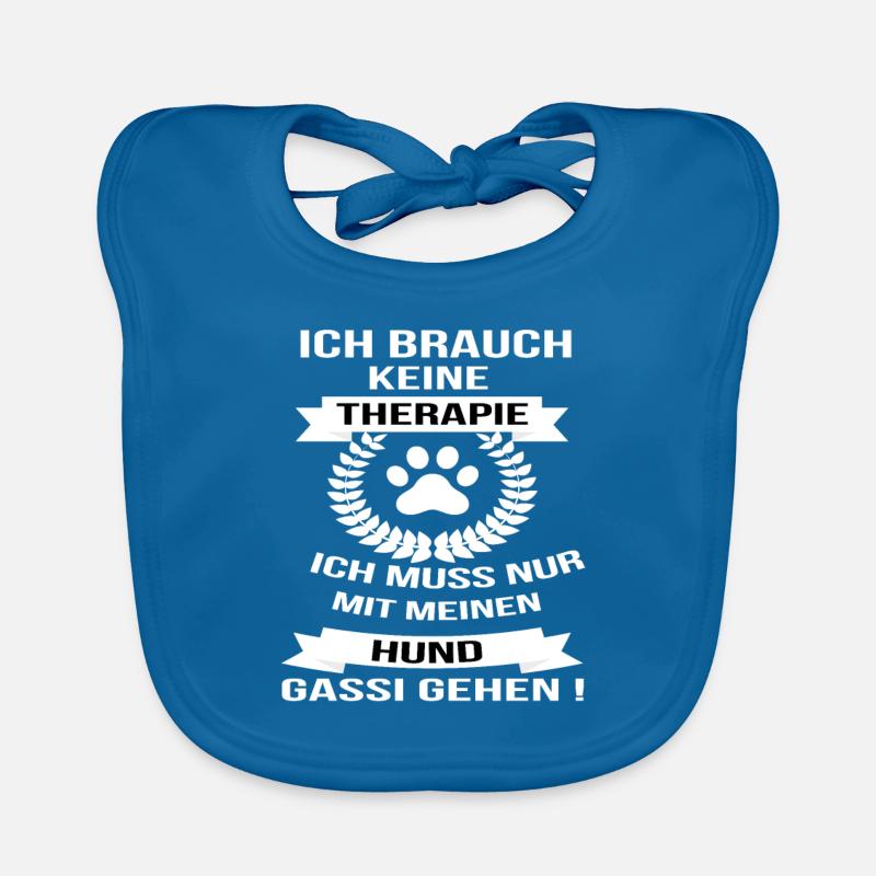 Hund Hunde witziger Spruch Geschenk Baby Bio-Lätzchen