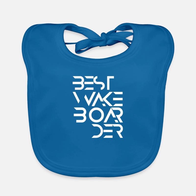 Bester Wakeboarder Wasser Wakeboarden Wakeboard - Baby Bio-Lätzchen - Pfauenblau