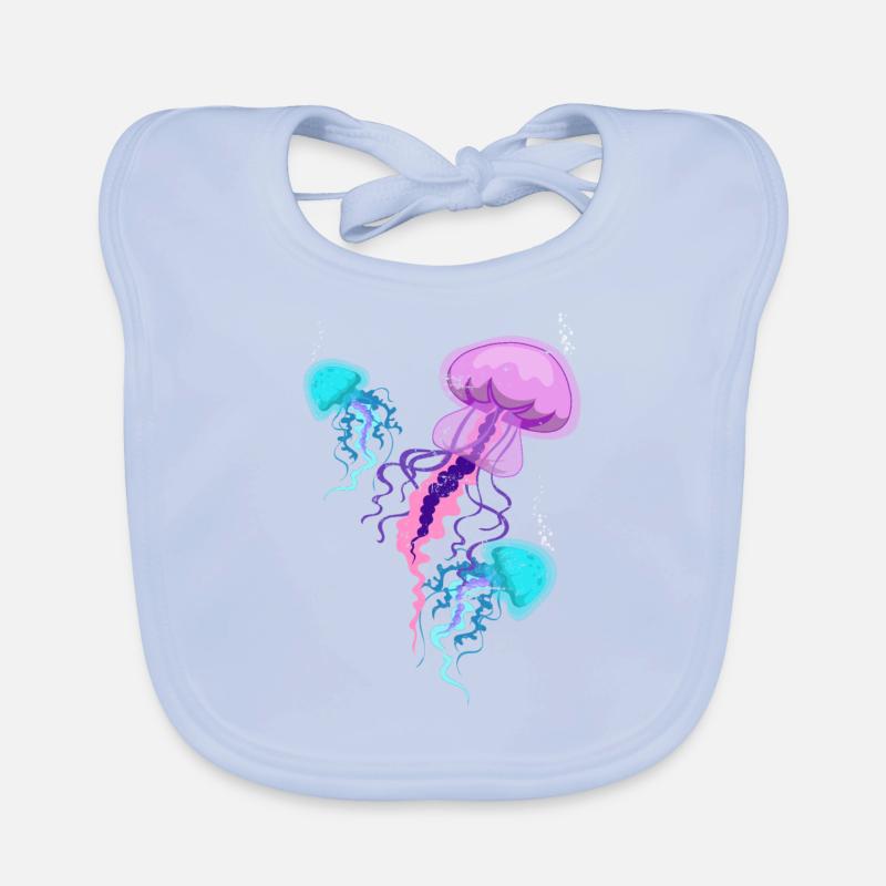 méduse Bavoir bio Bébé