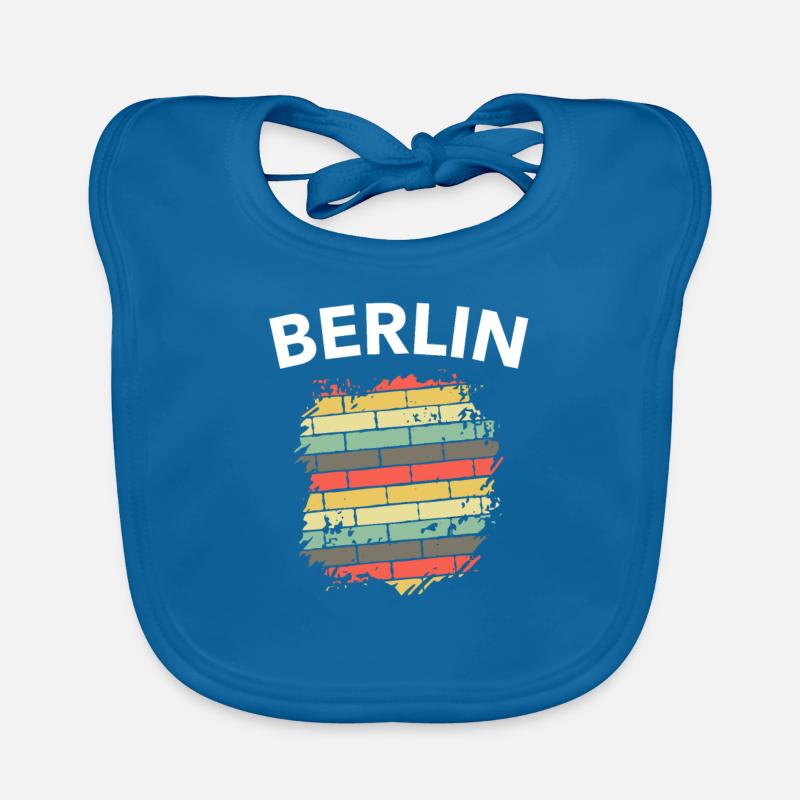 Mur de Berlin Chute du mur GDR cadeau drôle Bavoir bio Bébé