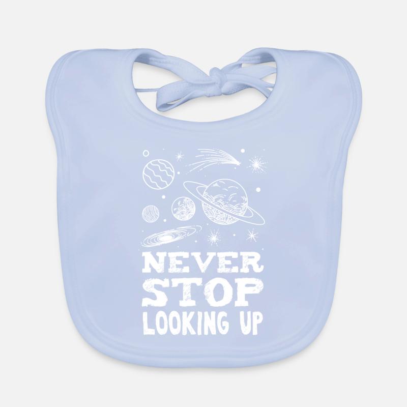 Never Stop Looking Up Baby Bio-Lätzchen