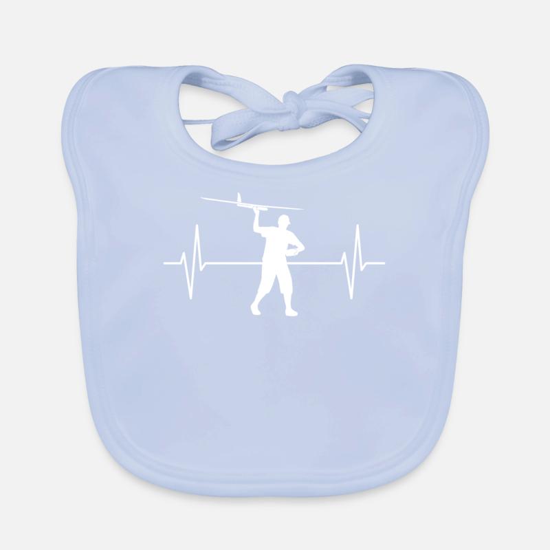 Model Flight Model Maker Airplane ECG Line Gift Organic Baby Bibs