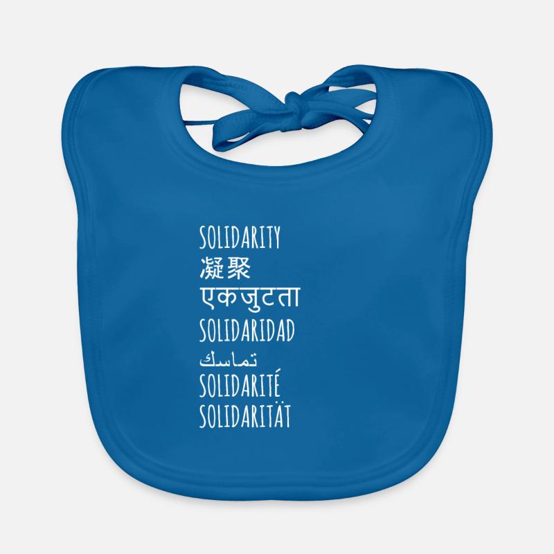Don communautaire de cohésion solidaire Bavoir bio Bébé
