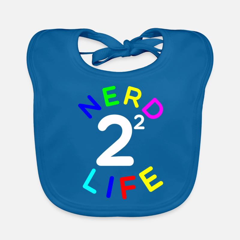 Nerd Math Life Bavoir bio Bébé