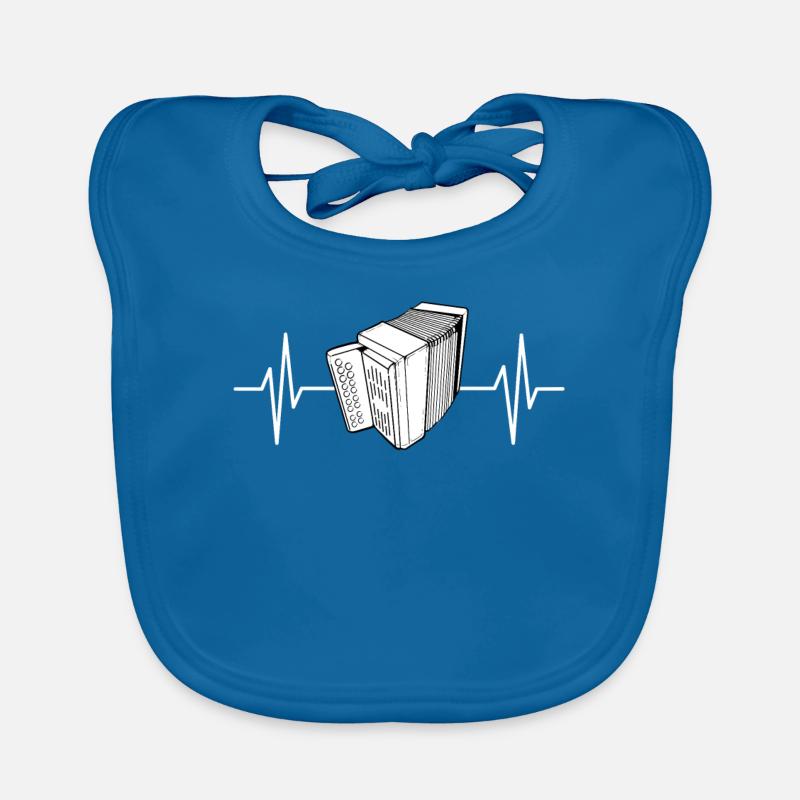 Accordion pull organ squeeze cabinet hamharmonica Organic Baby Bibs