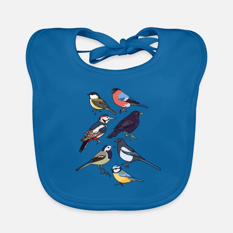 Oiseaux de jardin Oiseaux Bavoir bio Bébé