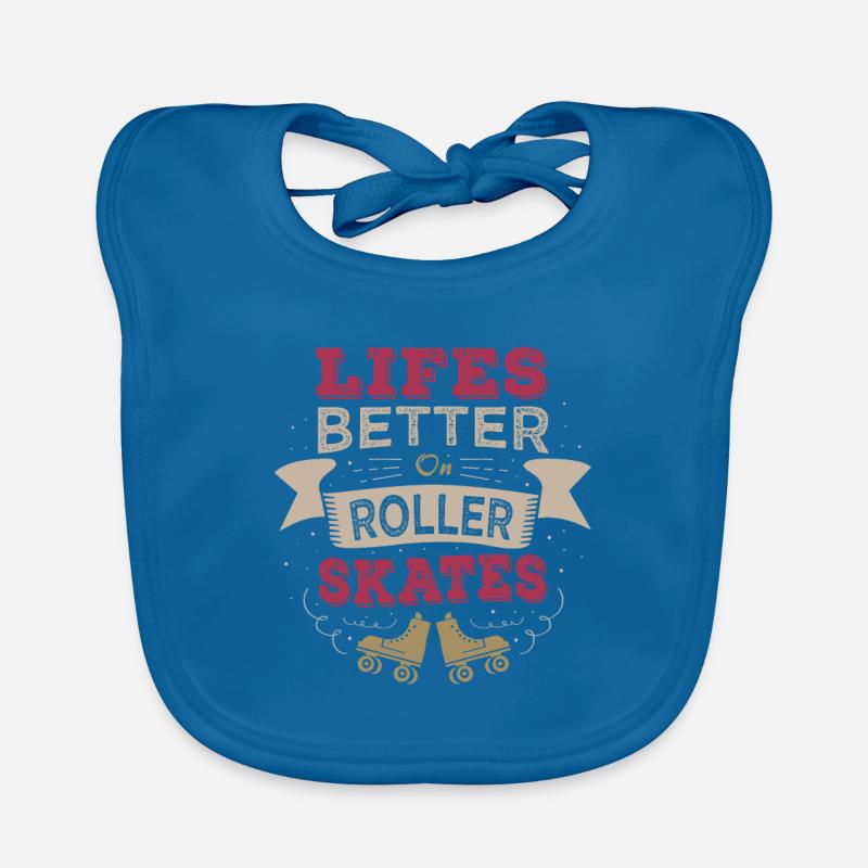 Rollers Design pour un fan de rollers Bavoir bio Bébé