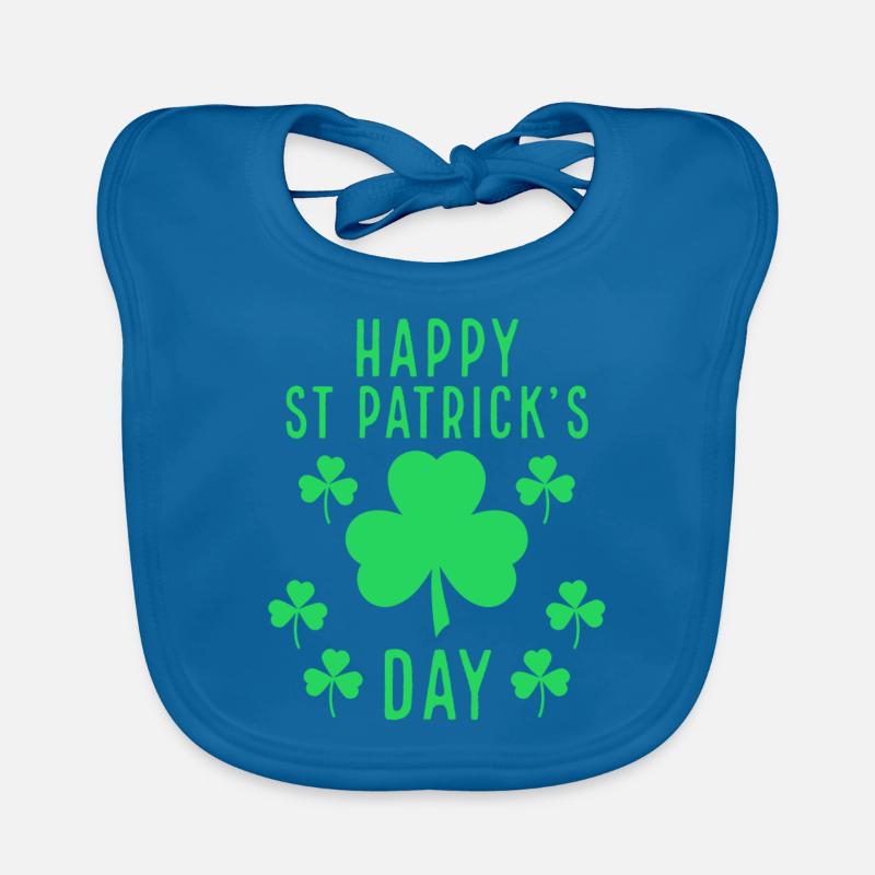 St Patricks Day, St Patricks Day, St Patricks Day Bavoir bio Bébé