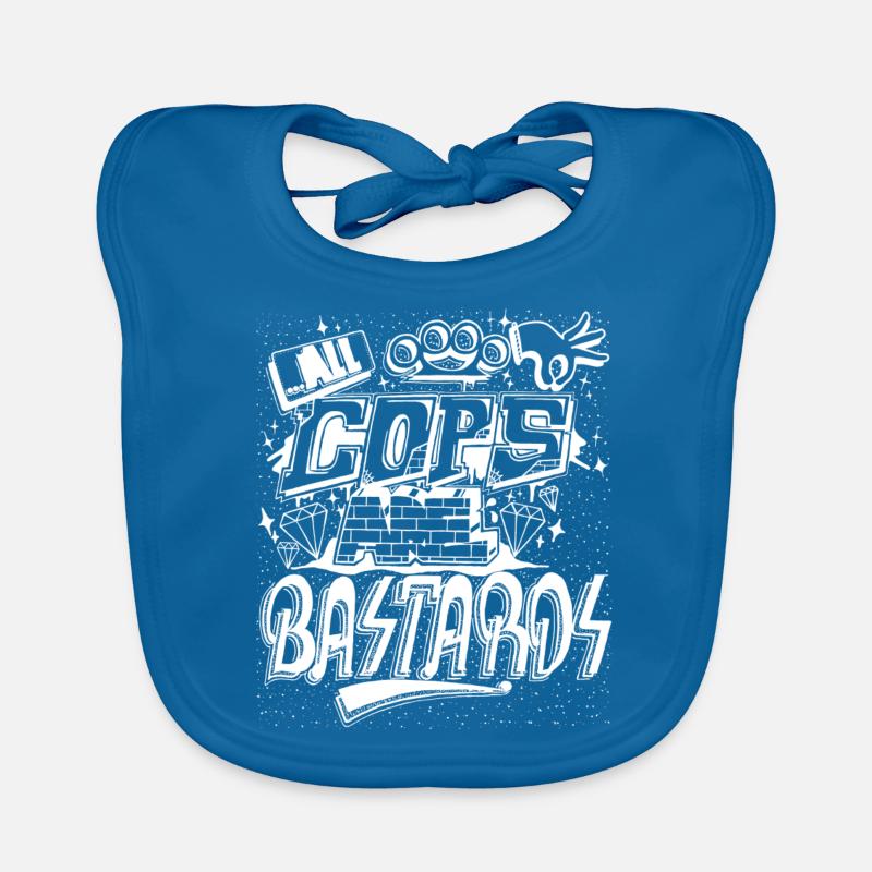 All Cops Are Bastards Organic Baby Bibs