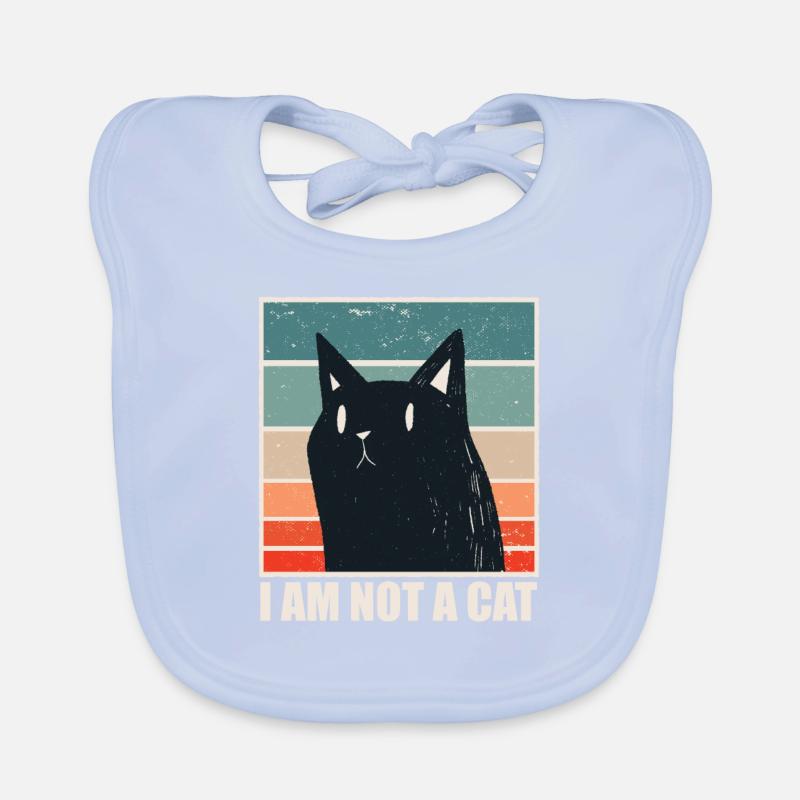 Funny Meme for I am not a Cat Organic Baby Bibs