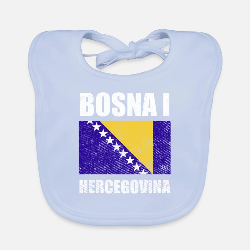 Bosna I Hercegovina by The Manzanita´s Baby Bio-Lätzchen