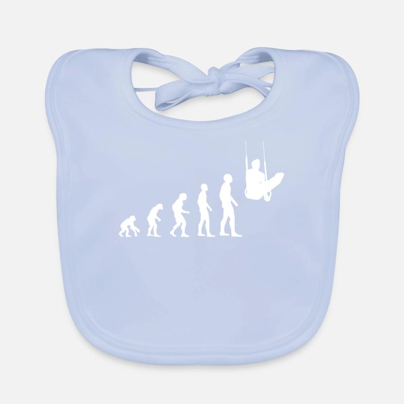 Anneaux Ringsport Drôle d’Évolution Cadeau Bavoir bio Bébé