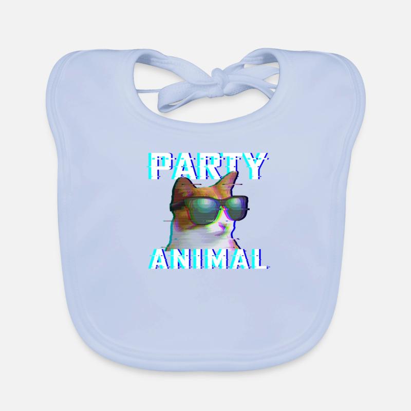 EDM Rave Electro Dubstep Hardstyle Organic Baby Bibs