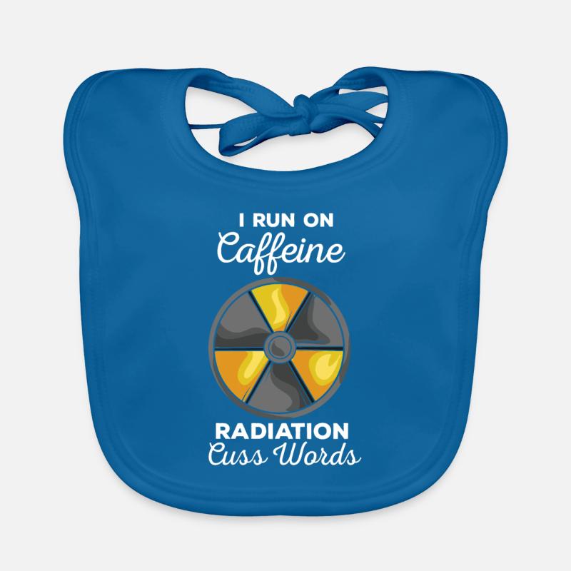 RADIOLOGIST: Caffeine Radiation Cuss Words Organic Baby Bibs