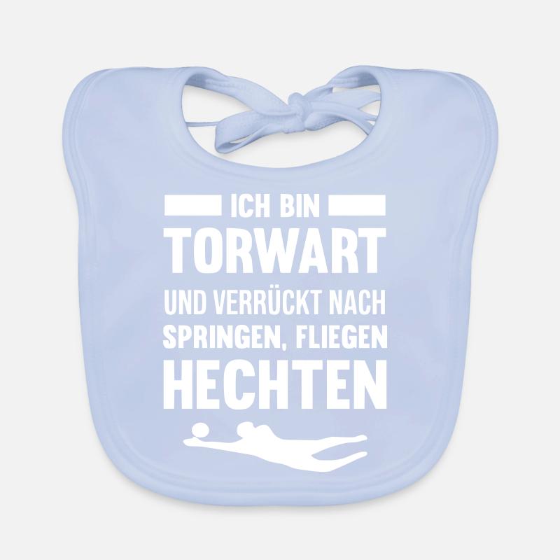 Torwart oder Torhüter Baby Bio-Lätzchen