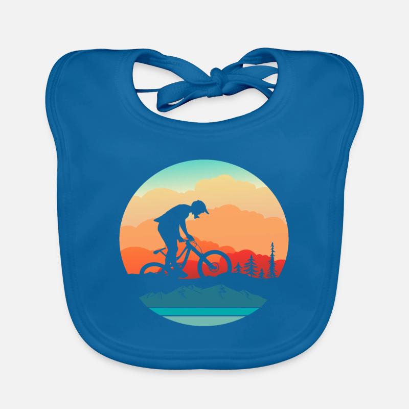 Vélo VTT sport idée de cadeau Bavoir bio Bébé