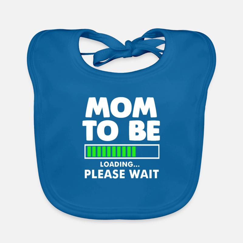 Annonce de grossesse Cadeau de la mère à l'enfant Bavoir bio Bébé