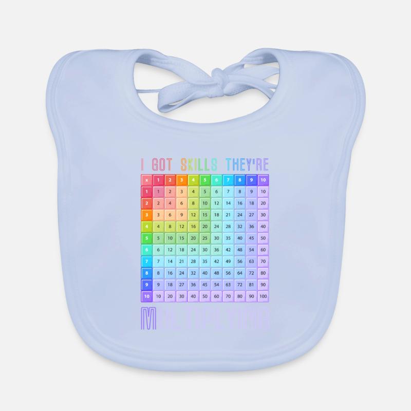 Mathe Design pour un fan de maths Bavoir bio Bébé