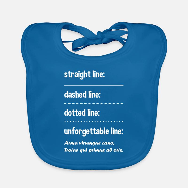 Latin Language Funny Latin Saying Organic Baby Bibs